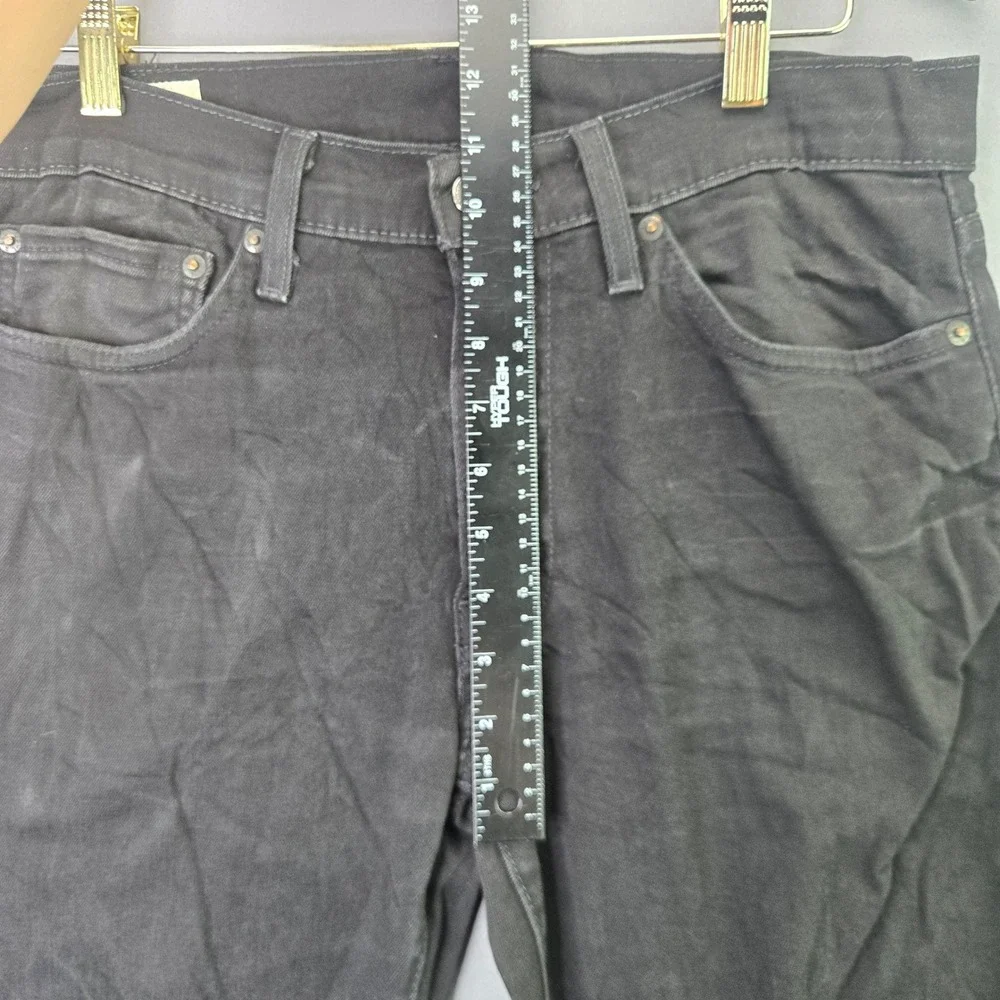 Levi's Jeans 511 Slim Fit 34x30 Black Denim WaterLess Mens Pants Casual
